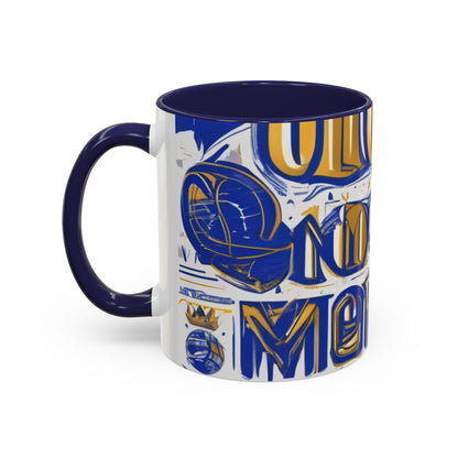 boostlete-am-crew-type-own-the-morning-outline-over-solid-vector-0429 — Accent Mug 11/15oz