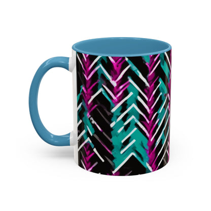 boostlete-recovery-progress-pattern-chevron-retro-0243 — Accent Mug 11/15oz
