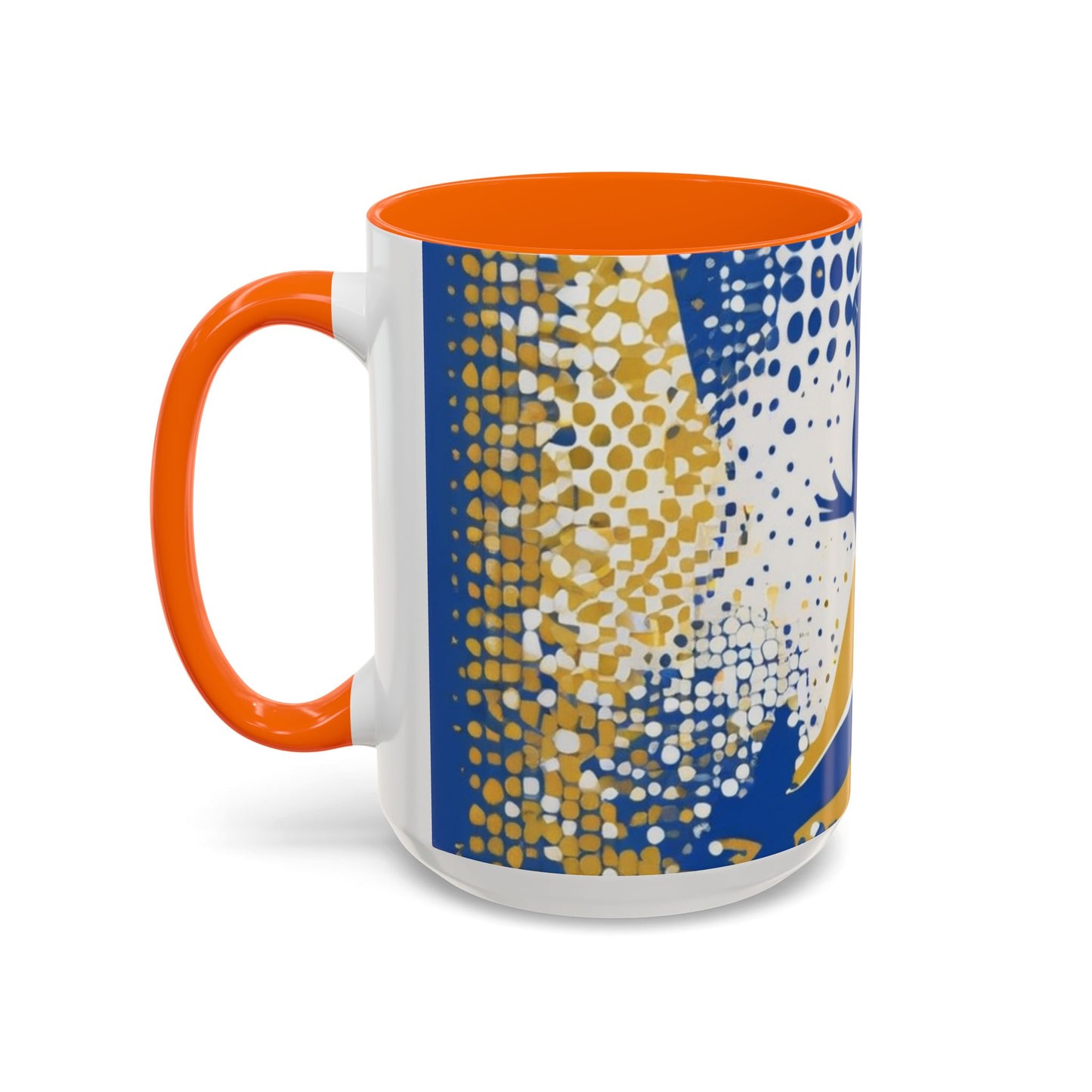 boostlete-field-day-icon-swimmer-halftone-paper-0246 — Accent Mug 11oz/15oz