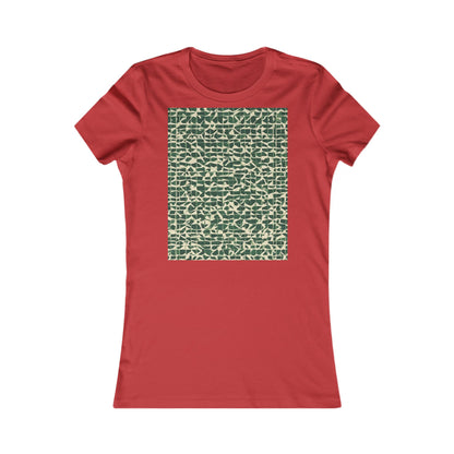 boostlete-iron-intent-pattern-plate-number-isometric-0099 — Women's Favorite Tee (B+C 6004)
