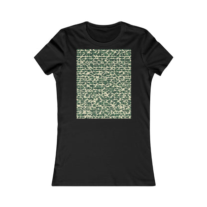 boostlete-iron-intent-pattern-plate-number-isometric-0099 — Women's Favorite Tee (B+C 6004)