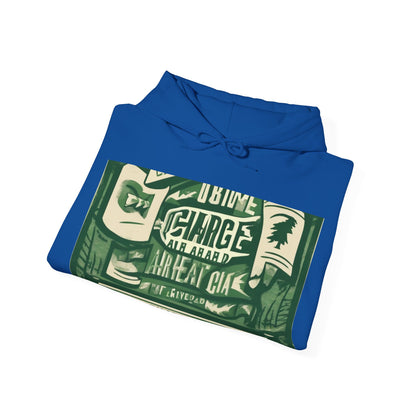 boostlete-am-crew-type-charge-ahead-banner-paper-0965 — Unisex Heavy Blend Hoodie (G18500)