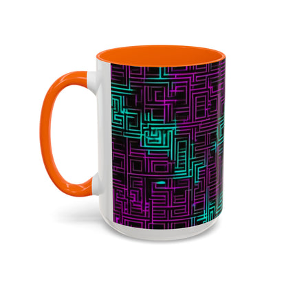 boostlete-boost-mode-pattern-plate-number-monoline-0079 — Accent Mug 11oz/15oz