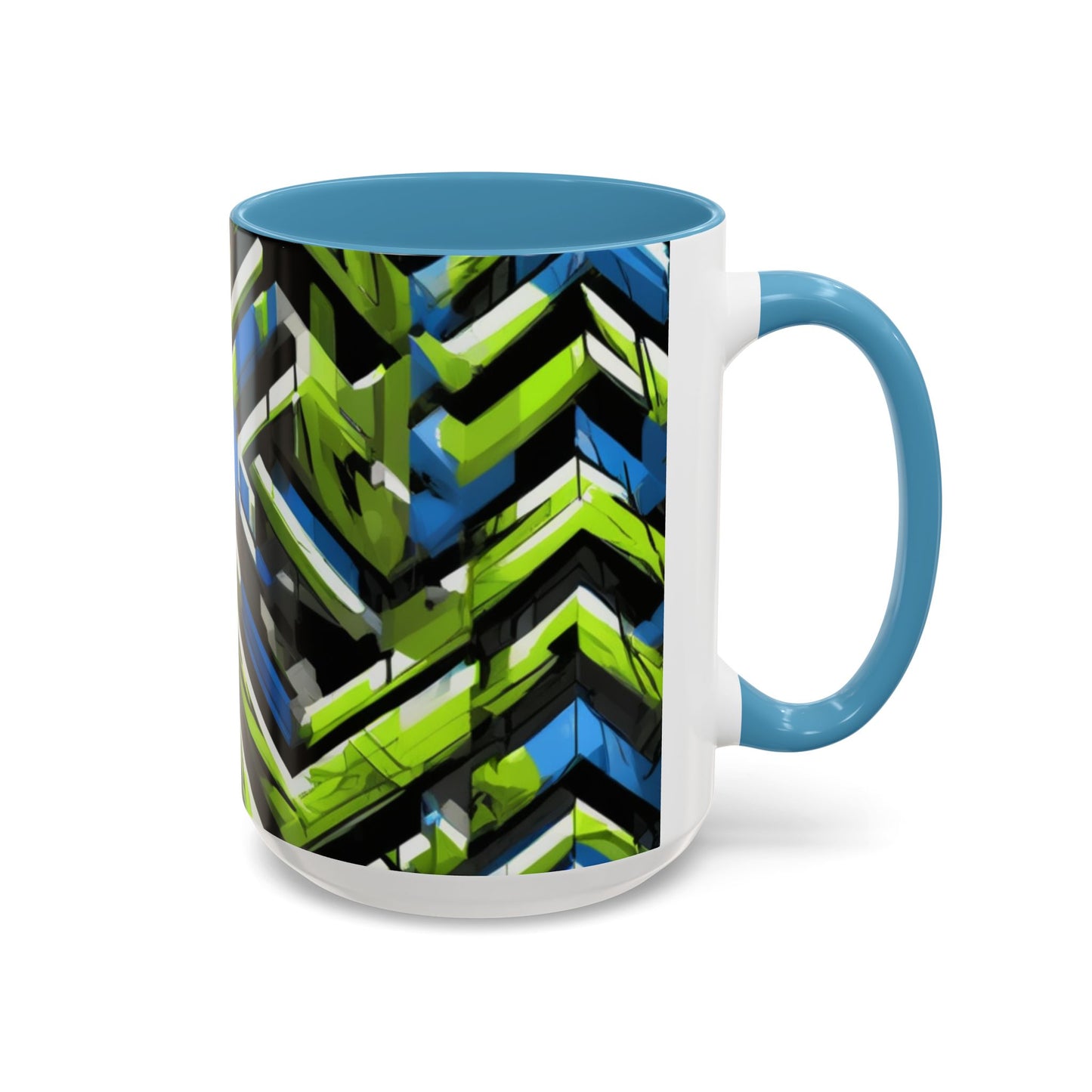 boostlete-rise-grind-pattern-chevron-isometric-0195 — Accent Mug 11oz/15oz
