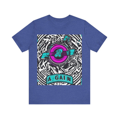 boostlete-boost-mode-type-again-badge-monoline-0293 — Unisex Jersey Short Sleeve (B+C 3001)