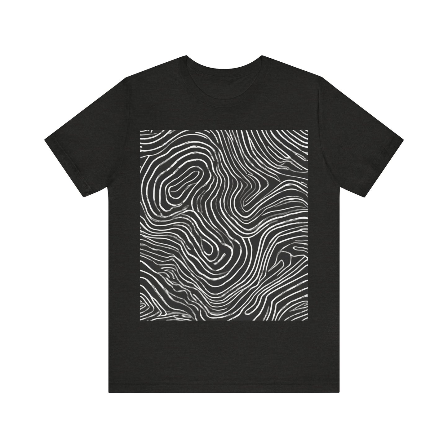 boostlete-field-day-pattern-topographic-badge-0307 — Unisex Jersey Short Sleeve (B+C 3001)