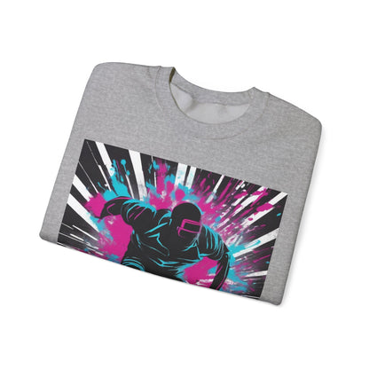 boostlete-recovery-progress-scene-sprinter-chalk-bold-0220 — Unisex Heavy Blend Crewneck Sweatshirt (Gildan)