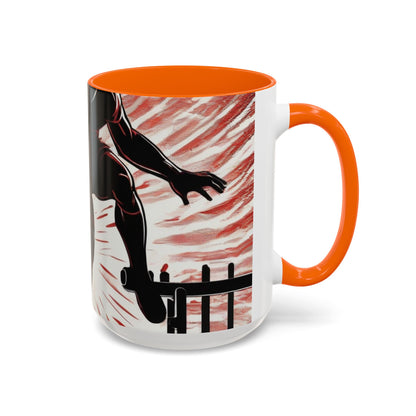 boostlete-recovery-progress-scene-hurdler-halftone-engraved-0212 — Accent Mug 11oz/15oz