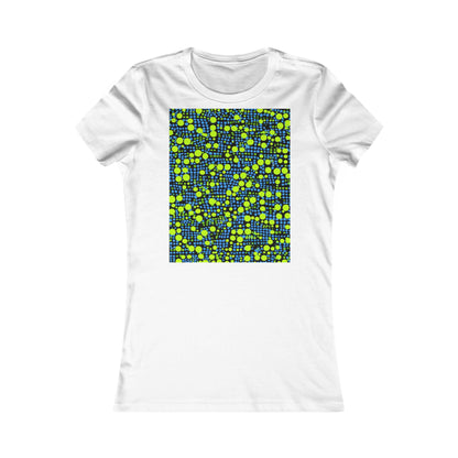 boostlete-mile-by-mile-pattern-dotted-geometric-0071 — Women's Favorite Tee (B+C 6004)