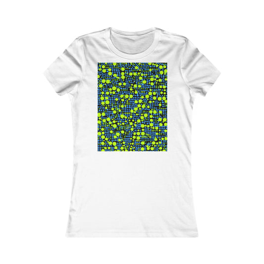 boostlete-mile-by-mile-pattern-dotted-geometric-0071 — Women's Favorite Tee (B+C 6004)