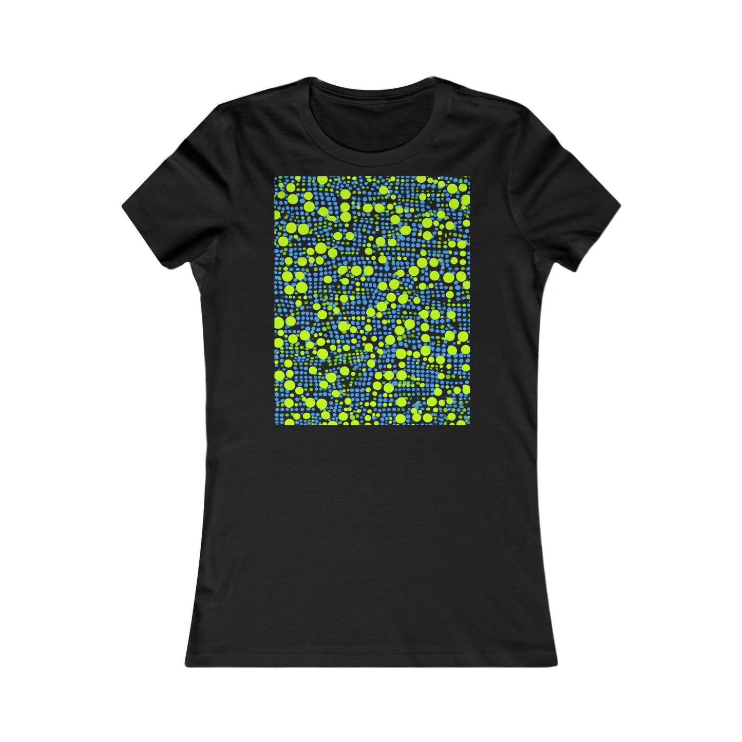 boostlete-mile-by-mile-pattern-dotted-geometric-0071 — Women's Favorite Tee (B+C 6004)