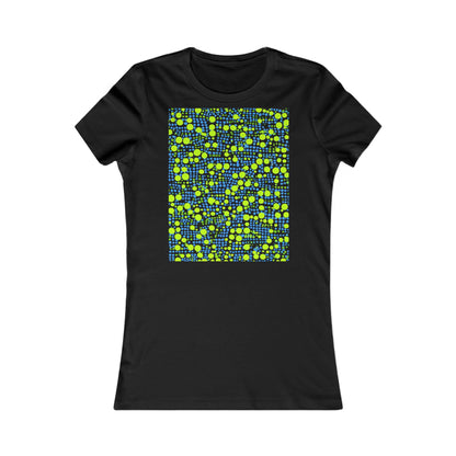 boostlete-mile-by-mile-pattern-dotted-geometric-0071 — Women's Favorite Tee (B+C 6004)