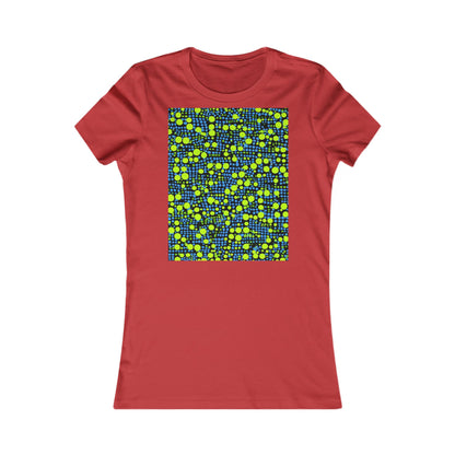 boostlete-mile-by-mile-pattern-dotted-geometric-0071 — Women's Favorite Tee (B+C 6004)