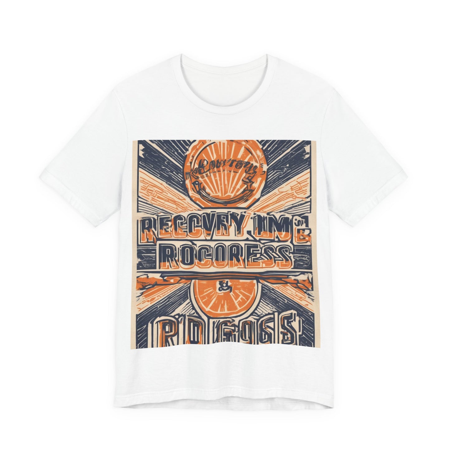 boostlete-boost-mode-type-recovery-progress-outline-over-solid-badge-0161 — Unisex Jersey Short Sleeve (B+C 3001)