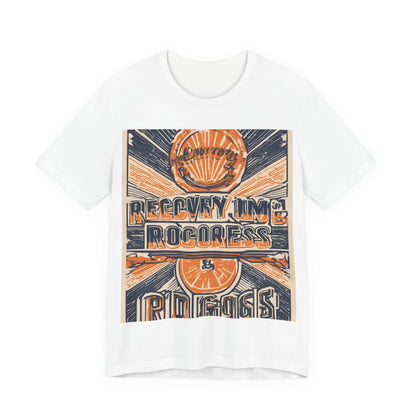 boostlete-boost-mode-type-recovery-progress-outline-over-solid-badge-0161 — Unisex Jersey Short Sleeve (B+C 3001)