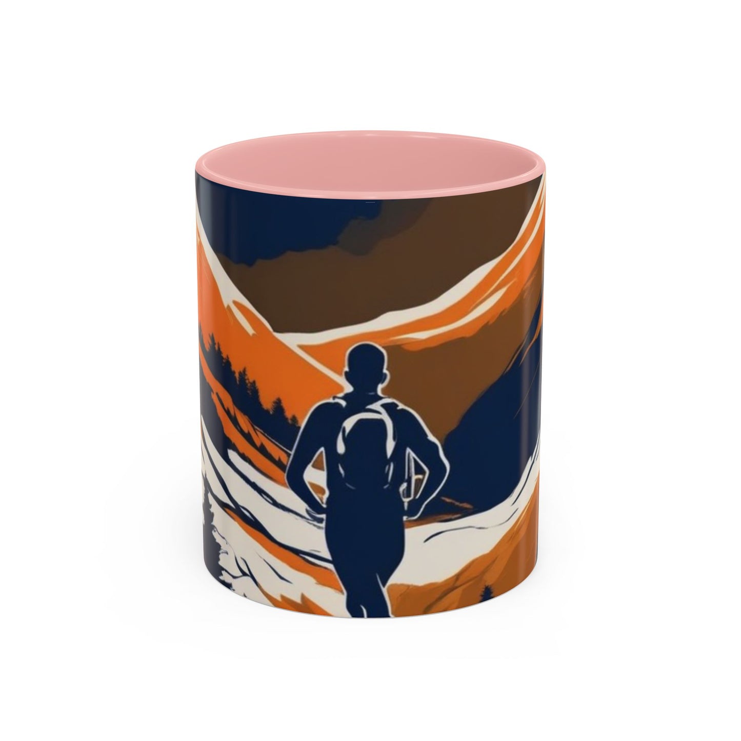 boostlete-quiet-power-scene-trail-duotone-modern-0120 — Accent Mug 11oz/15oz