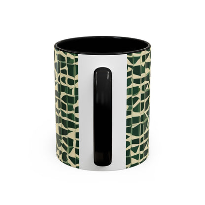 boostlete-iron-intent-pattern-plate-number-isometric-0099 — Accent Mug 11oz/15oz