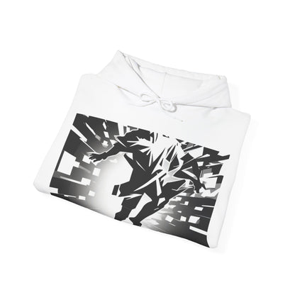 boostlete-am-crew-scene-sprinter-high-modern-0312 — Unisex Heavy Blend Hooded Sweatshirt (Gildan)