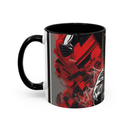 boostlete-field-day-scene-sprinter-glitch-badge-0284 — Accent Mug 11oz/15oz
