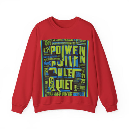 boostlete-am-crew-type-power-in-quiet-arc-paper-1481 — Unisex Heavy Blend Crewneck (G18000)