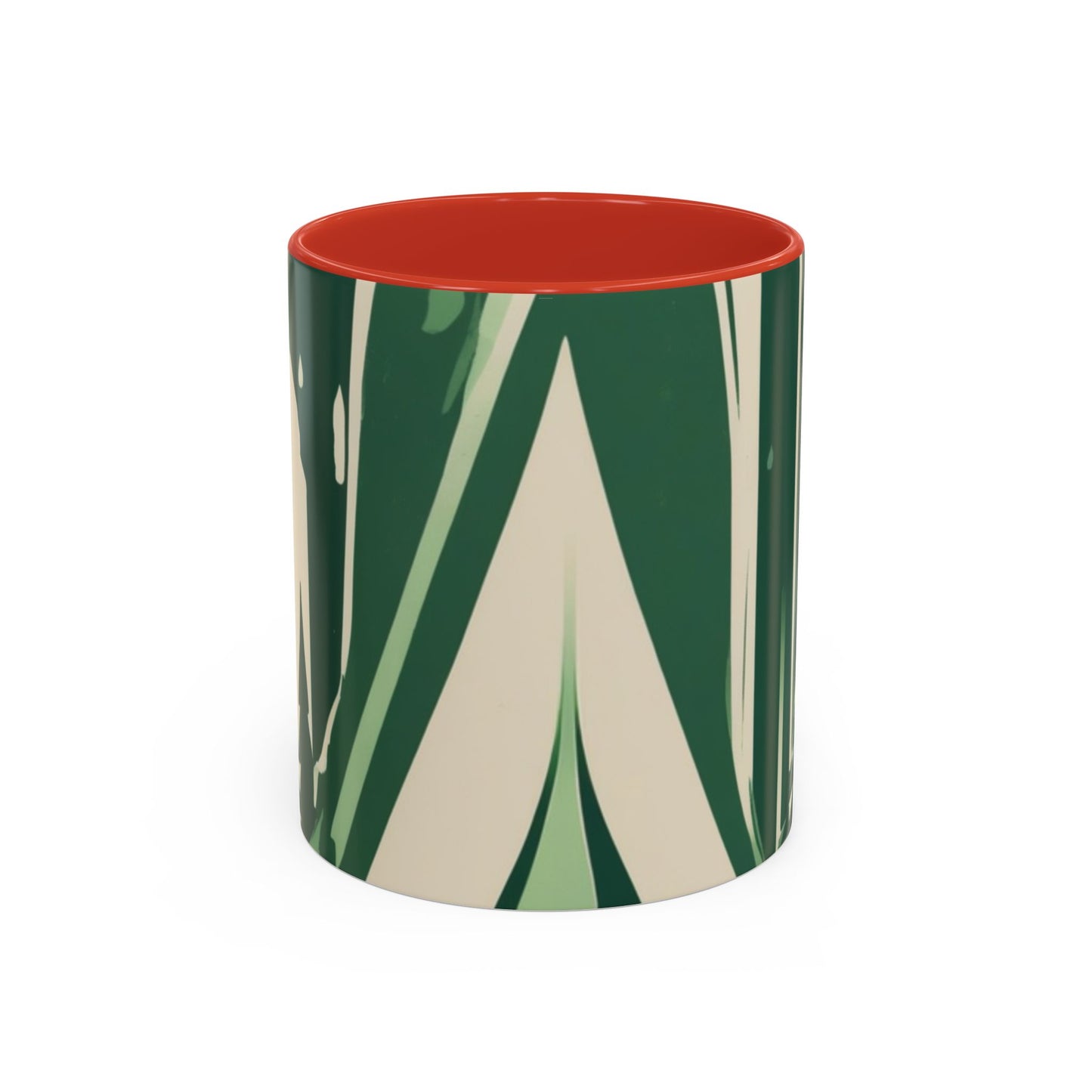 boostlete-quiet-power-icon-water-glitch-retro-0186 — Accent Mug 11/15oz