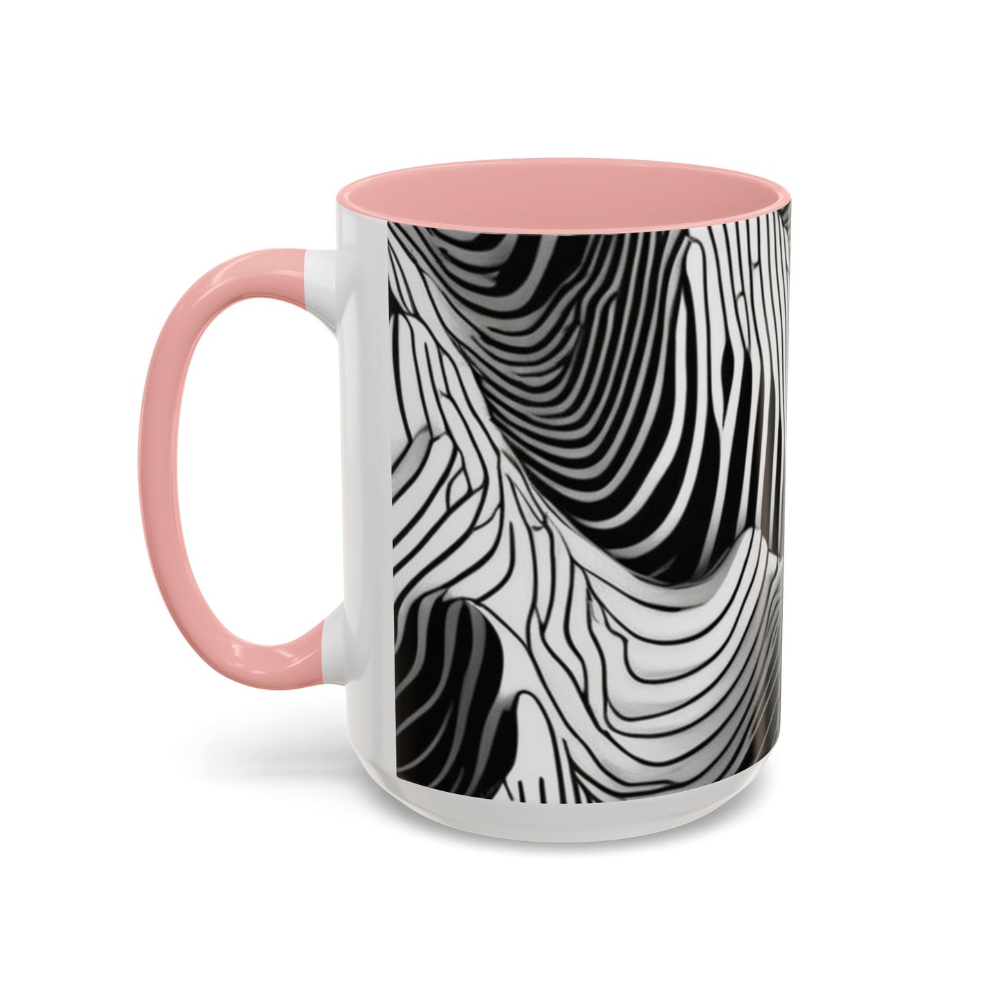 boostlete-field-day-pattern-topographic-isometric-0211 — Accent Mug 11oz/15oz