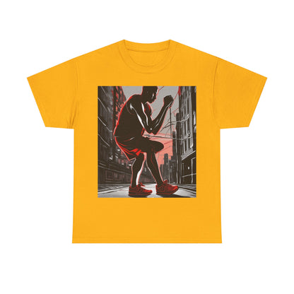 boostlete-am-crew-scene-runner-high-retro-0268 — Unisex Heavy Cotton Tee (Gildan 5000)