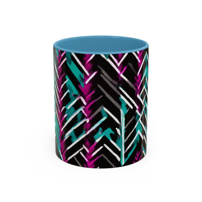 boostlete-recovery-progress-pattern-chevron-retro-0243 — Accent Mug 11/15oz
