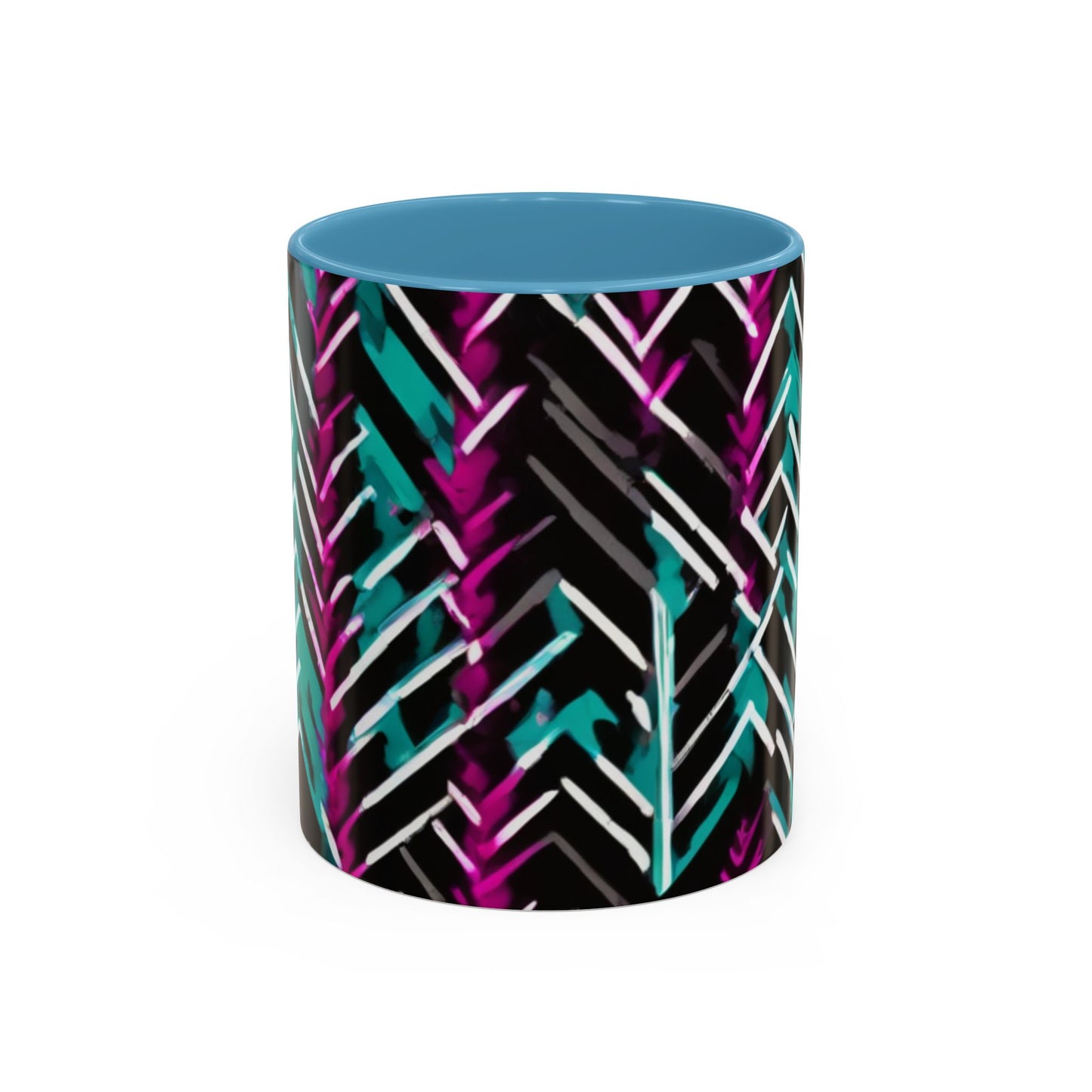 boostlete-recovery-progress-pattern-chevron-retro-0243 — Accent Mug 11/15oz