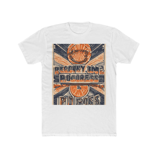 boostlete-boost-mode-type-recovery-progress-outline-over-solid-badge-0161 — Unisex Cotton Crew Tee (NL 3600)