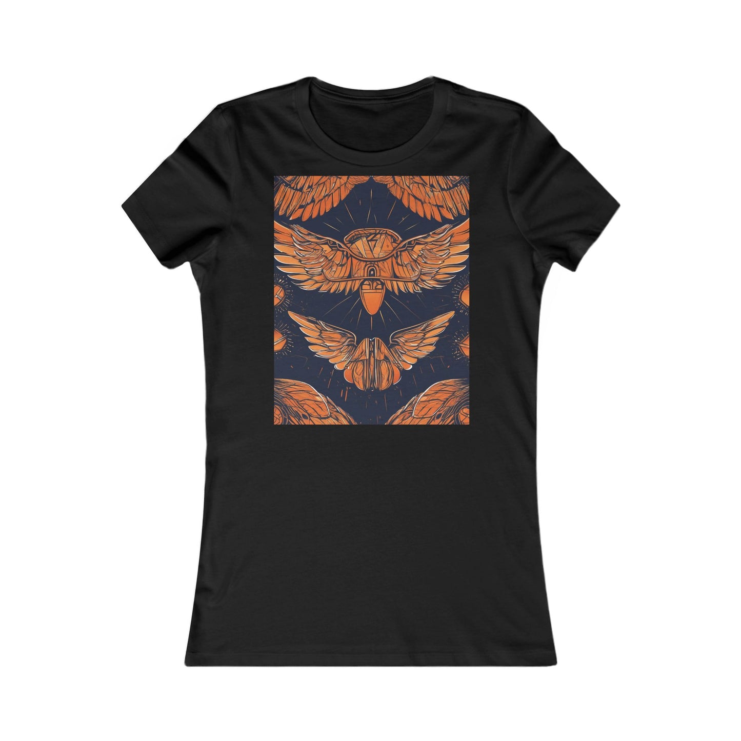 boostlete-field-day-icon-wings-soft-geometric-0298 — Women's Favorite Tee (B+C 6004)
