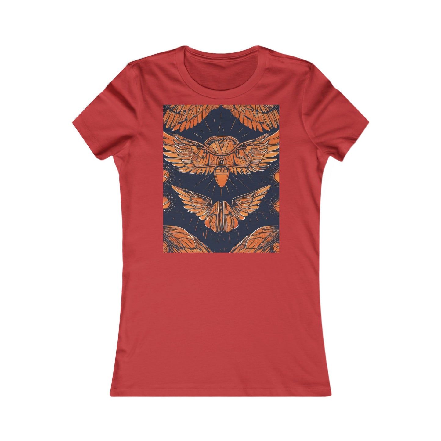 boostlete-field-day-icon-wings-soft-geometric-0298 — Women's Favorite Tee (B+C 6004)