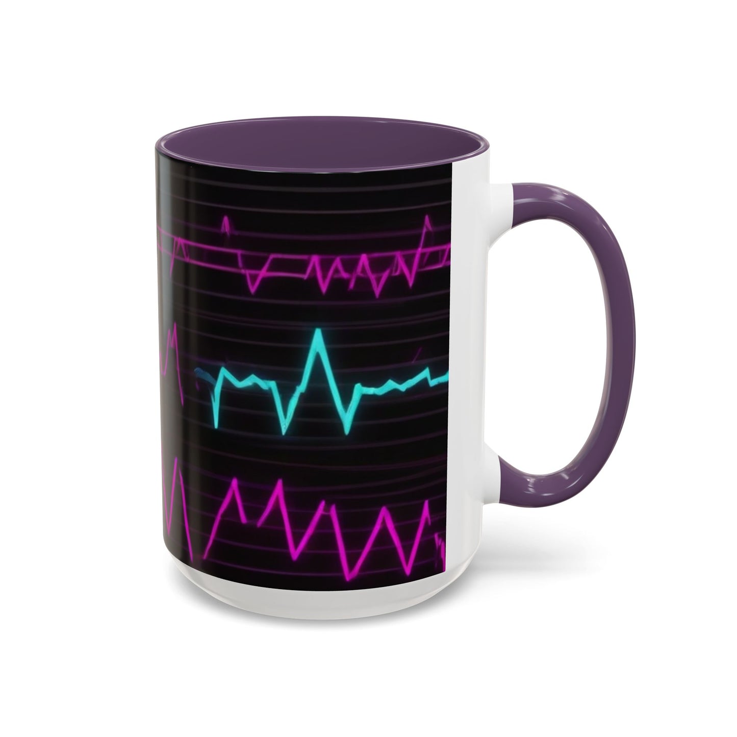 boostlete-boost-mode-pattern-ekg-modern-0111 — Accent Mug 11oz/15oz