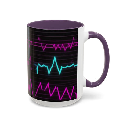 boostlete-boost-mode-pattern-ekg-modern-0111 — Accent Mug 11oz/15oz