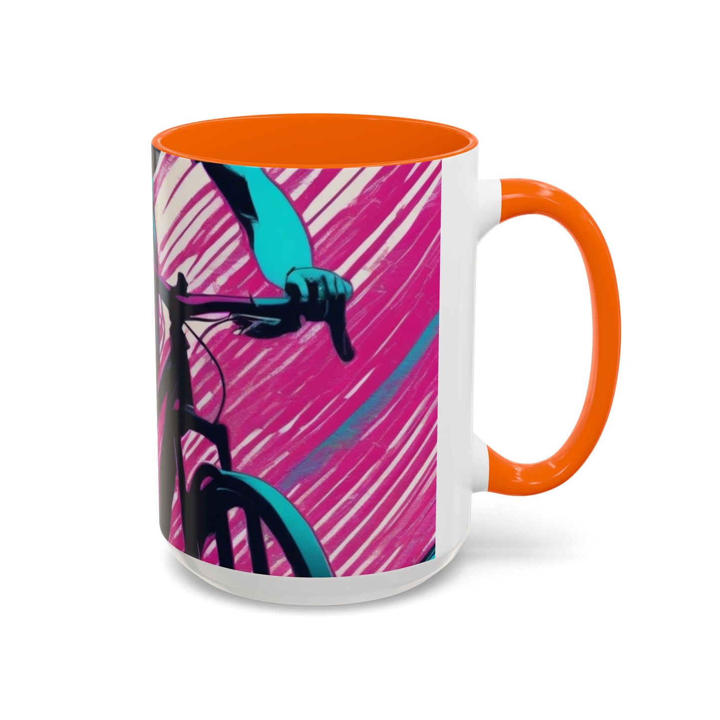 boostlete-field-day-scene-cyclist-glitch-engraved-0256 — Accent Mug 11oz/15oz
