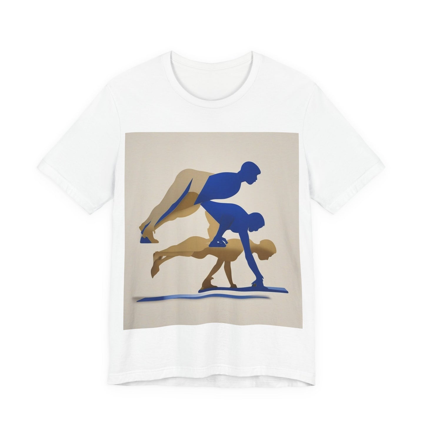 boostlete-mile-by-mile-scene-push-up-duotone-paper-0040 — Unisex Jersey Short Sleeve (B+C 3001)