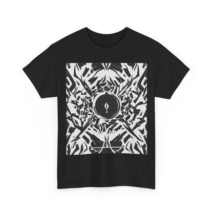 boostlete-am-crew-icon-flame-matte-geometric-0286 — Unisex Heavy Cotton Tee (Gildan 5000)