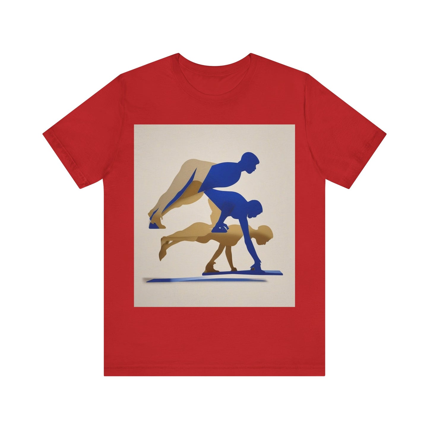 boostlete-mile-by-mile-scene-push-up-duotone-paper-0040 — Unisex Jersey Short Sleeve (B+C 3001)