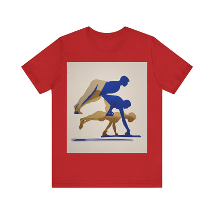 boostlete-mile-by-mile-scene-push-up-duotone-paper-0040 — Unisex Jersey Short Sleeve (B+C 3001)