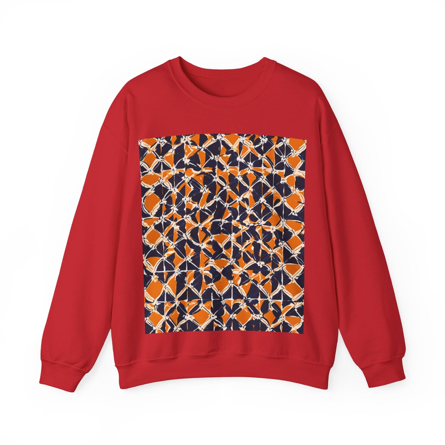 boostlete-headspace-pattern-plate-number-badge-0387 — Unisex Heavy Blend Crewneck (G18000)