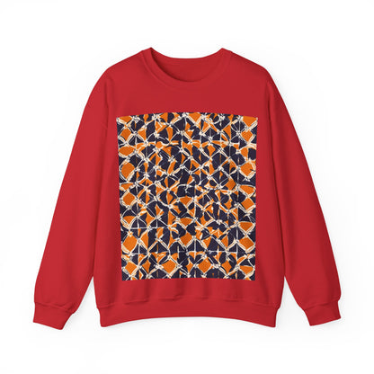 boostlete-headspace-pattern-plate-number-badge-0387 — Unisex Heavy Blend Crewneck (G18000)