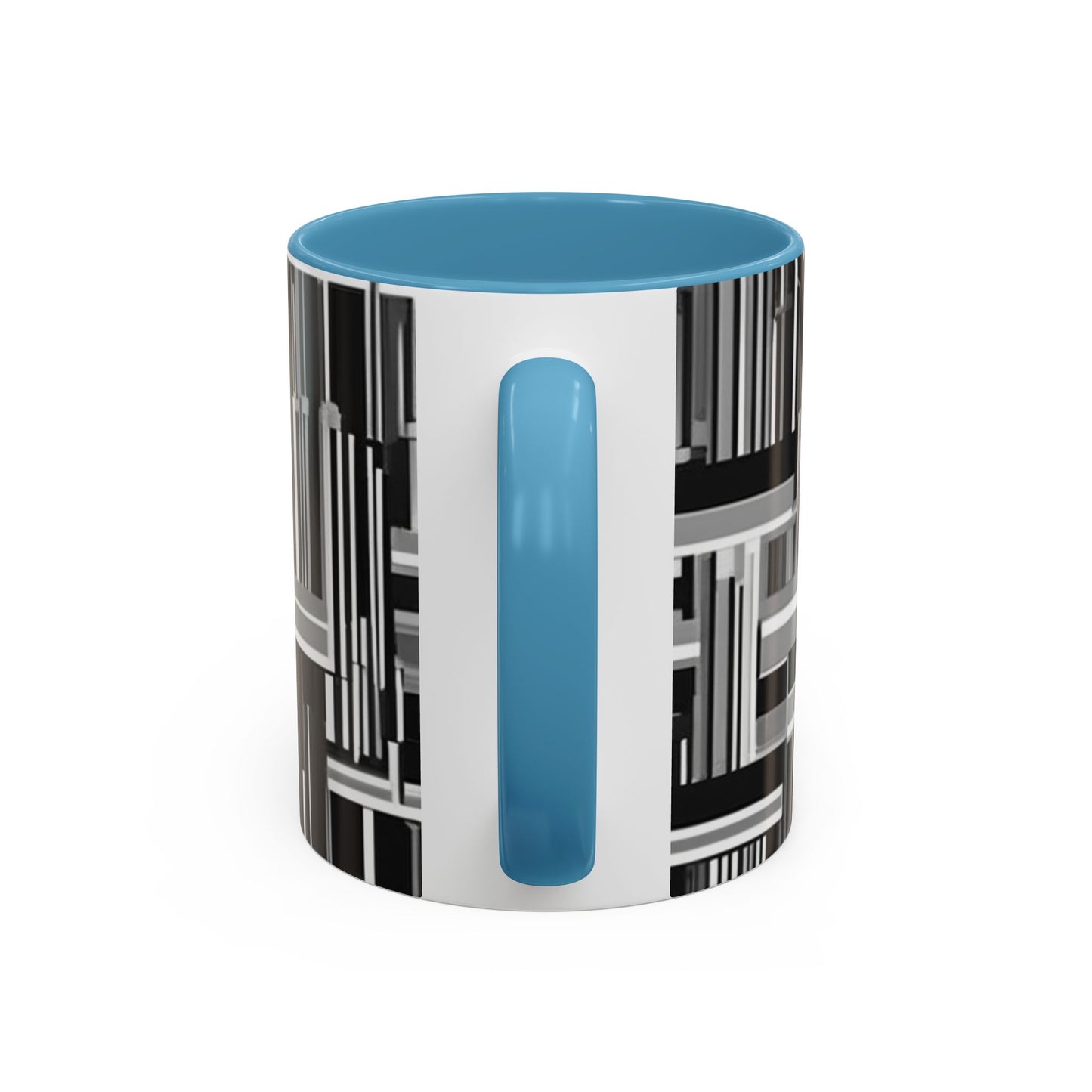 boostlete-recovery-progress-pattern-barcode-isometric-1023 — Accent Mug 11/15oz