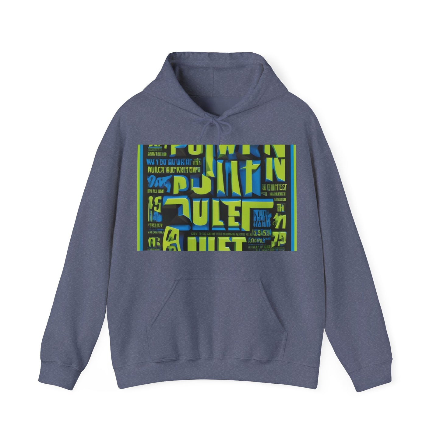 boostlete-am-crew-type-power-in-quiet-arc-paper-1481 — Unisex Heavy Blend Hoodie (G18500)