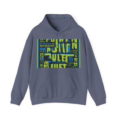 boostlete-am-crew-type-power-in-quiet-arc-paper-1481 — Unisex Heavy Blend Hoodie (G18500)