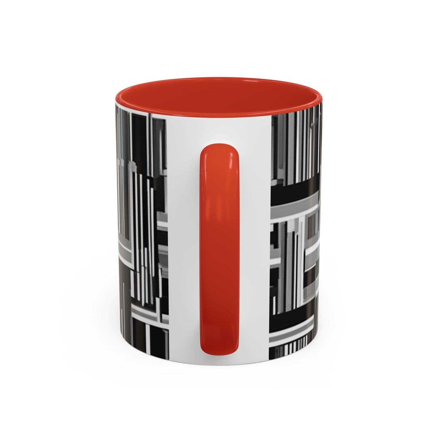 boostlete-recovery-progress-pattern-barcode-isometric-1023 — Accent Mug 11/15oz