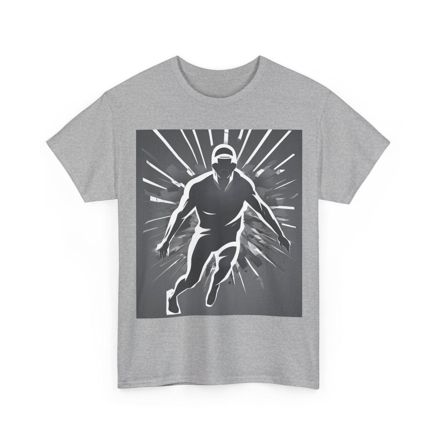boostlete-iron-intent-scene-sprinter-soft-athletic-0108 — Unisex Heavy Cotton Tee (Gildan 5000)