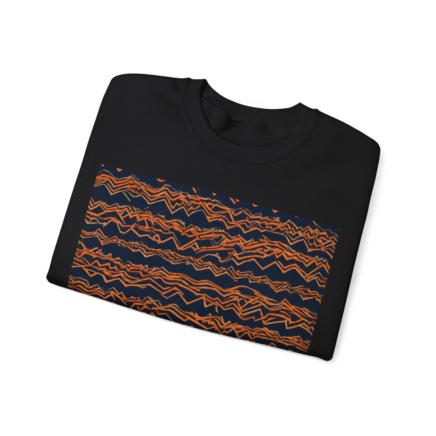 boostlete-field-day-pattern-ekg-bold-0135 — Unisex Heavy Blend Crewneck Sweatshirt (Gildan)