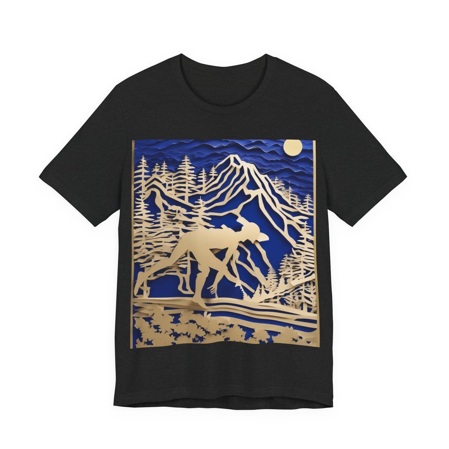 boostlete-recovery-progress-scene-trail-3d-paper-0176 — Unisex Jersey Short Sleeve (B+C 3001)