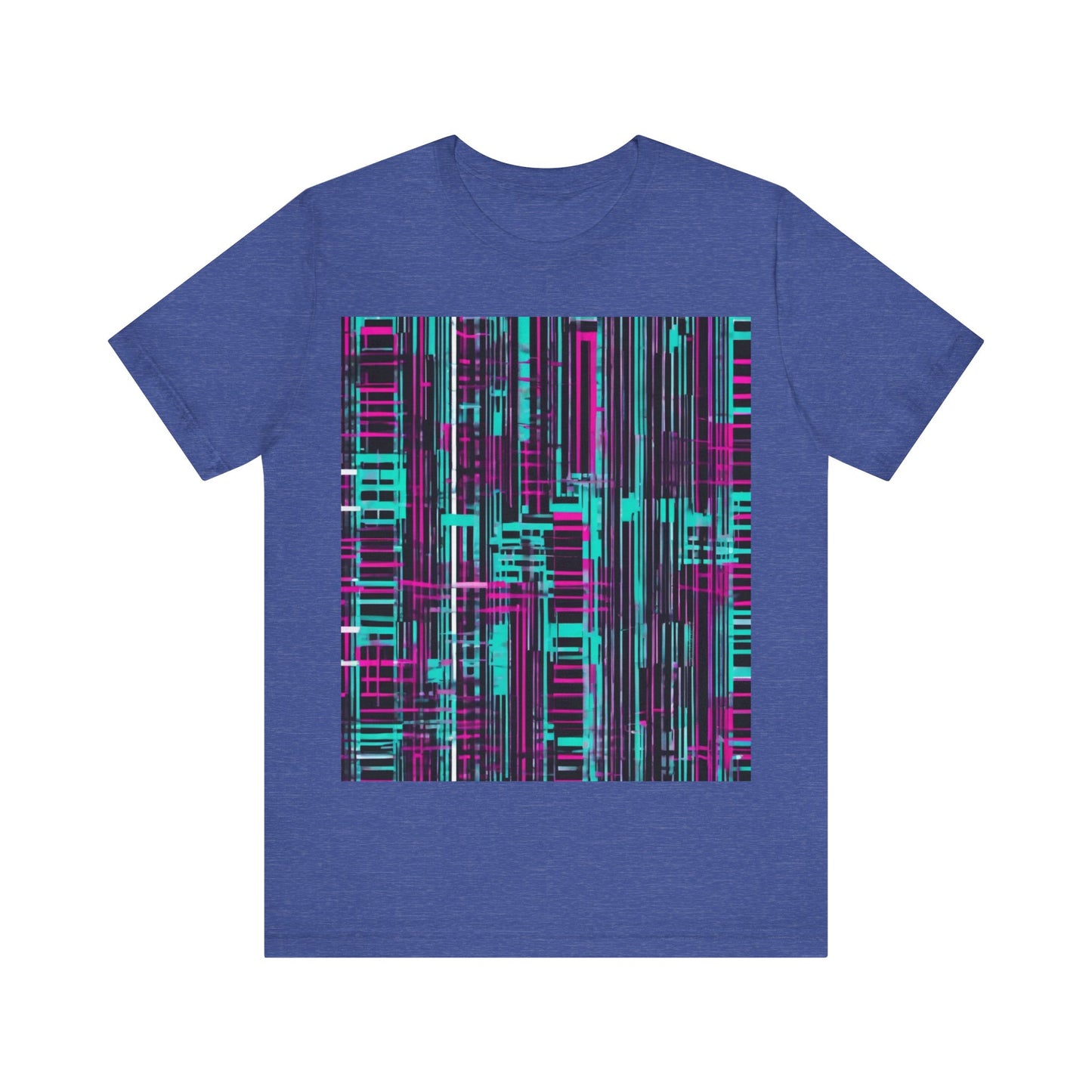 boostlete-field-day-pattern-barcode-retro-0275 — Unisex Jersey Short Sleeve (B+C 3001)