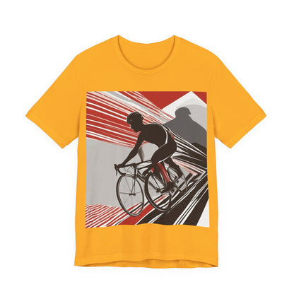 boostlete-boost-mode-scene-cyclist-speed-geometric-0208 — Unisex Jersey Short Sleeve (B+C 3001)